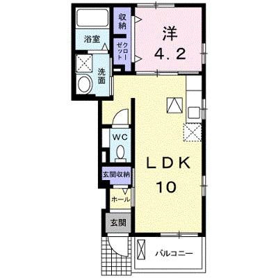スザンヌ　ラングランＡ 101【管理NO：1-018412201-01010】 ★家具家電は申し込み後に搬入します★の外観画像