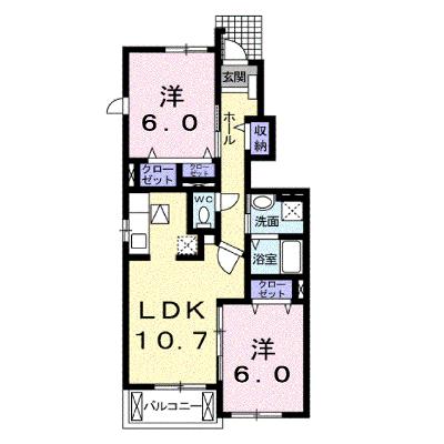 フェールⅡ 104【管理NO：1-018137702-01040】 ★家具家電は申し込み後に搬入します★の外観画像