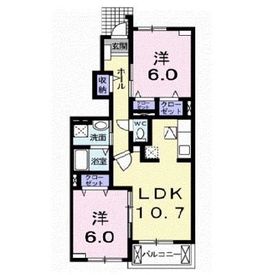 フェールⅡ 103【管理NO：1-018137702-01030】 ★家具家電は申し込み後に搬入しますの外観画像