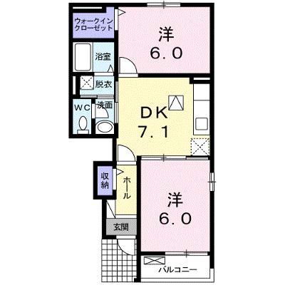 セレッソＡ 103【管理NO：1-017712301-01030】 ★家具家電は申し込み後に搬入します★の外観画像