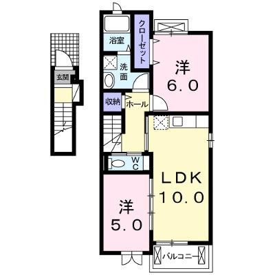 クオーレ　Ｃ 201【管理NO：1-017626401-02010】 ★家具家電は申し込み後に搬入します★ ★2026年10月中旬入居可能★の外観画像