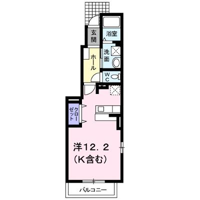 ヴァンヴェールＡ 101【管理NO：1-017554801-01010】 ★家具家電は申し込み後に搬入します★の外観画像