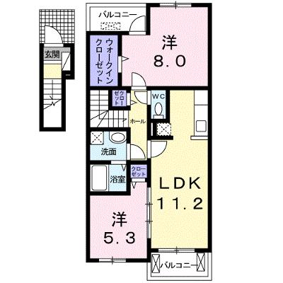 ピュアストリーム　Ｂ 202【管理NO：1-017213802-02020】 ★家具家電は申し込み後に搬入します★の外観画像