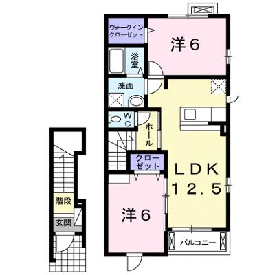 アダージョＢ 203【管理NO：1-017170002-02030】 ★家具家電は申し込み後に搬入しますの外観画像