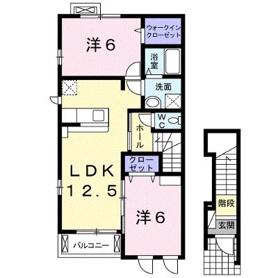 アダージョＢ 201【管理NO：1-017170002-02010】 ★家具家電は申し込み後に搬入します★の外観画像