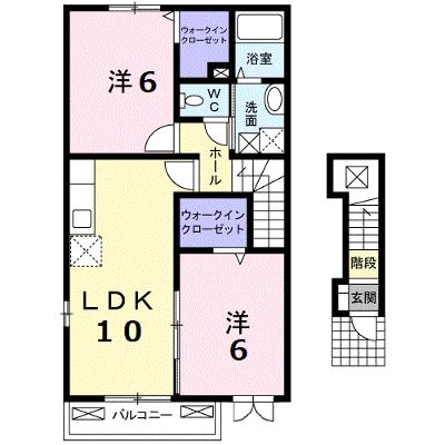 グリシーヌ 201【管理NO：1-016046201-02010】 ★家具家電は申し込み後に搬入しますの外観画像