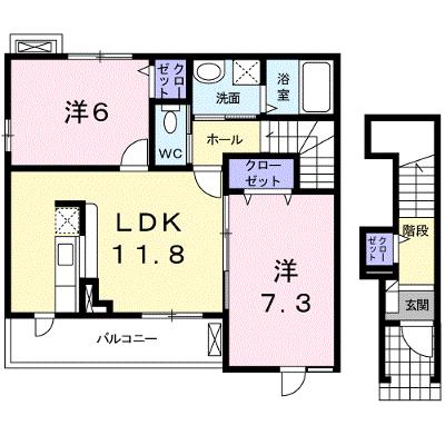 ナチュラルＭ　Ａ 201【管理NO：1-015199601-02010】 ★家具家電は申し込み後に搬入します★の外観画像