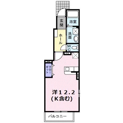 グラスコートⅠ 101【管理NO：1-015180601-01010】 ★家具家電は申し込み後に搬入します★の外観画像