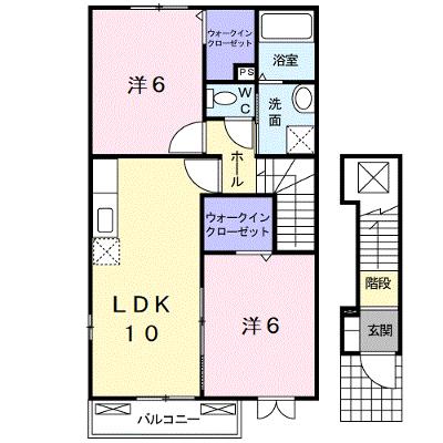 ラ　フォンテーヌＢ 201【管理NO：1-014505802-02010】 ★家具家電は申し込み後に搬入します 2026年07月下旬入居可能の外観画像