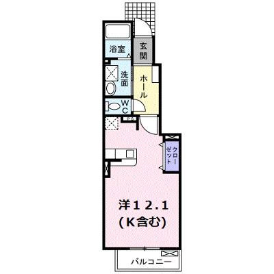 メゾン　シャルマン 102【管理NO：1-014374201-01020】 ★家具家電は申し込み後に搬入します★の外観画像