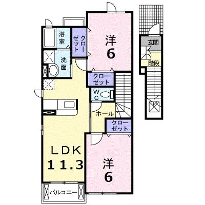 マナ　マルベリーＢ 203【管理NO：1-014101302-02030】 ★家具家電は申し込み後に搬入しますの外観画像