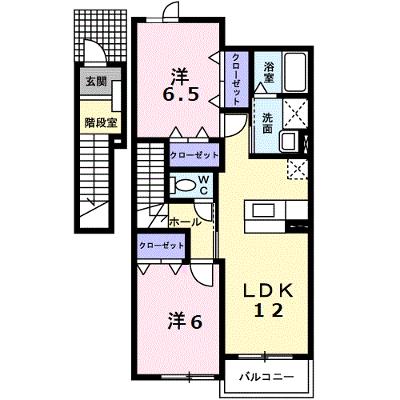 ディマンシュ．Ｍ　Ａ 202【管理NO：1-013429101-02020】 ★家具家電は申し込み後に搬入します★の外観画像