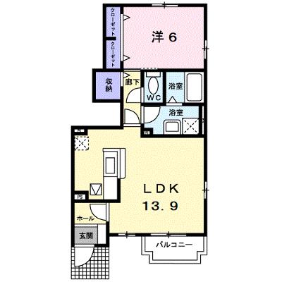 ル　コルヌイエＡ 104【管理NO：1-013336001-01040】 ★家具家電は申し込み後に搬入しますの外観画像