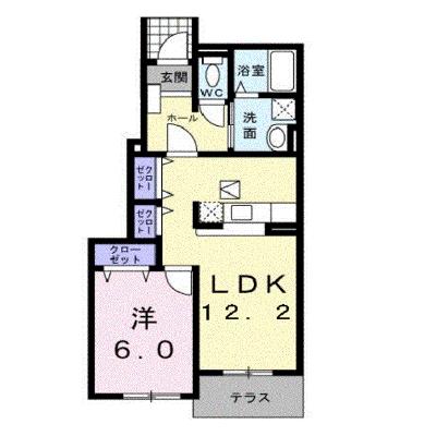 サンソーレ　Ｂ 102【管理NO：1-013229302-01020】 ★家具家電は申し込み後に搬入しますの外観画像