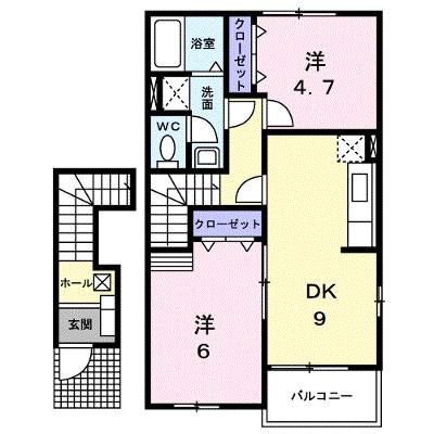 プラシードＢ 202【管理NO：1-013156602-02020】 ★家具家電は申し込み後に搬入します★の外観画像