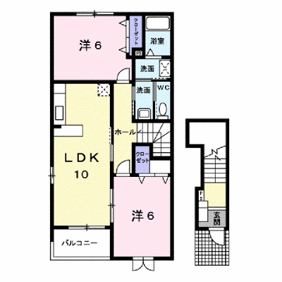 サンリット　パレスＡ 201【管理NO：1-012862101-02010】 ★家具家電は申し込み後に搬入します★の外観画像