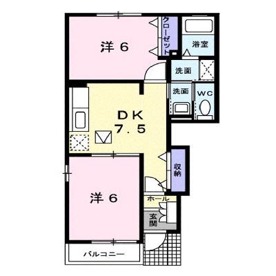 サンリバーヒルズ　Ａ 101【管理NO：1-012749101-01010】 ★家具家電は申し込み後に搬入しますの外観画像