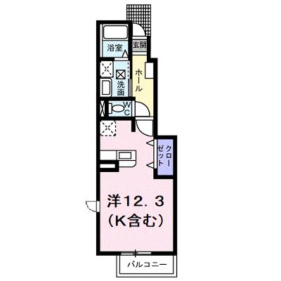 ジュネス．メゾン 103【管理NO：1-012649301-01030】 ★家具家電は申し込み後に搬入しますの外観画像