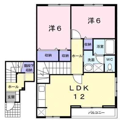 ヴェルドミールＡ 203【管理NO：1-012460501-02030】 ★家具家電は申し込み後に搬入します★の外観画像