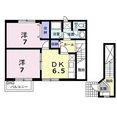 シャン．ド．フルール 203【管理NO：1-012433001-02030】 ★家具家電は申し込み後に搬入しますの外観画像