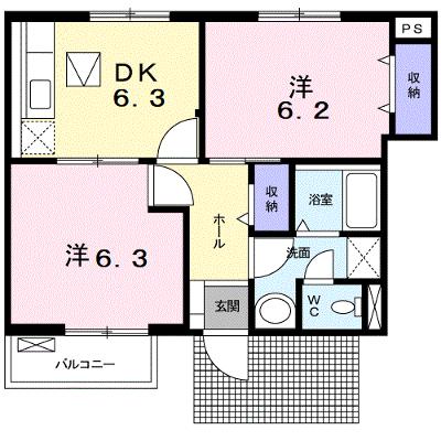 シャン．ド．フルール 103【管理NO：1-012433001-01030】 ★家具家電は申し込み後に搬入しますの外観画像