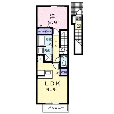 Ｊカントリーハイツ 202【管理NO：1-012417003-02020】 ★家具家電は申し込み後に搬入します★の外観画像