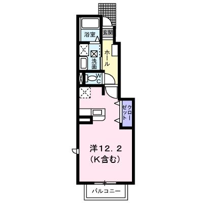エクレール沖野上 103【管理NO：1-012080701-01030】 ★家具家電は申し込み後に搬入しますの外観画像