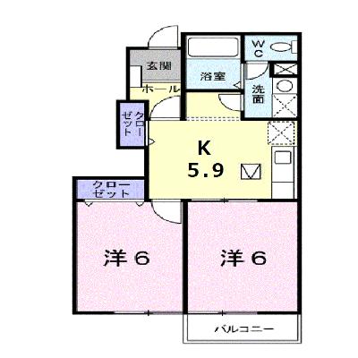 フロール清風Ｂ 102【管理NO：1-012037701-01020】 ★家具家電は申し込み後に搬入しますの外観画像
