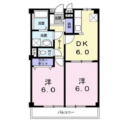 リヴィエールＡ 203【管理NO：1-010395401-02030】 ★家具家電は申し込み後に搬入しますの外観画像