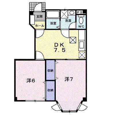 メゾン・ド・ファミール 102【管理NO：1-010262301-01020】 ★家具家電は申し込み後に搬入しますの外観画像