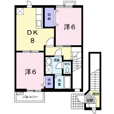 ル・アーブルＡ 203【管理NO：1-009330001-02030】 ★家具家電は申し込み後に搬入します★の外観画像