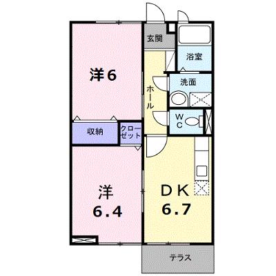 ウッドフィールドＢ 103【管理NO：1-007934602-01030】 ★家具家電は申し込み後に搬入します 2026年07月下旬入居可能の外観画像