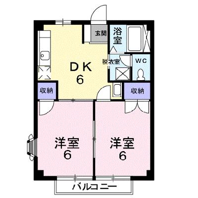 サンハイツ近田Ａ 203【管理NO：1-004952301-02030】 ★家具家電は申し込み後に搬入しますの外観画像