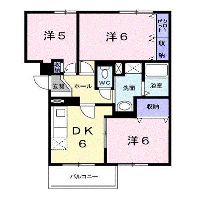 カルチェヴィラ華 304【管理NO：1-004640601-03040】 ★家具家電は申し込み後に搬入しますの外観画像