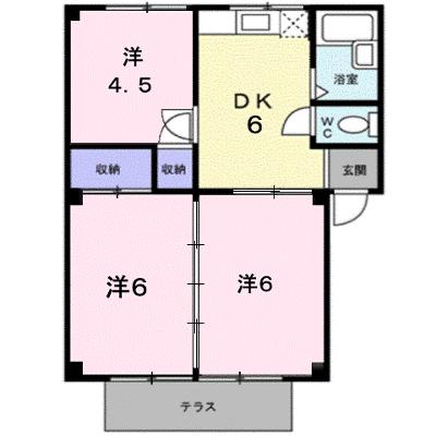 シティハイツエレガントＣ 101【管理NO：1-004155803-01010】 ★家具家電は申し込み後に搬入しますの外観画像