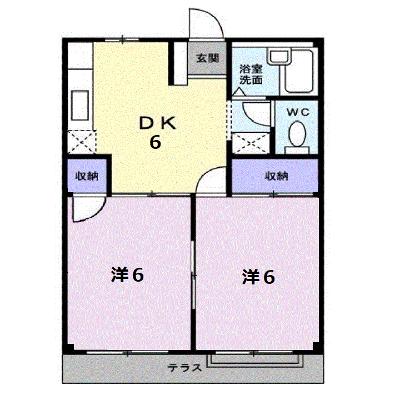 エルディム明日香 102【管理NO：1-004030301-01020】 ★家具家電は申し込み後に搬入します★の外観画像
