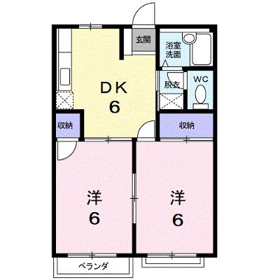 エルディムはせ 202【管理NO：1-003579101-02020】 ★家具家電は申し込み後に搬入します★の外観画像