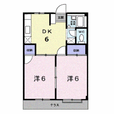 エルディム　喜多村Ｂ 102【管理NO：1-003360902-01020】 ★家具家電は申し込み後に搬入します★の外観画像
