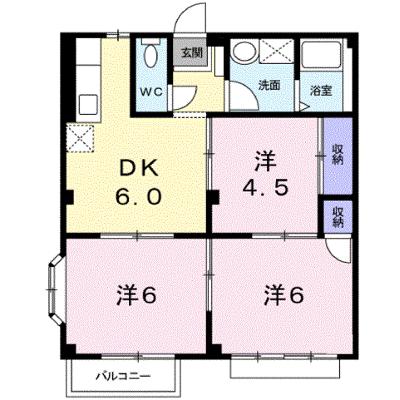 エルディムルナＡ 204【管理NO：1-003153801-02040】 ★家具家電は申し込み後に搬入します★の外観画像