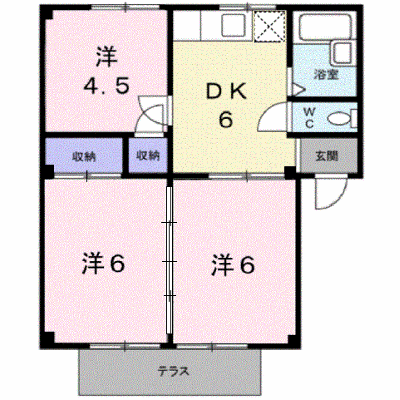 シティハイツ山田Ｂ 101【管理NO：1-001610902-01010】 ★家具家電は申し込み後に搬入します★の外観画像