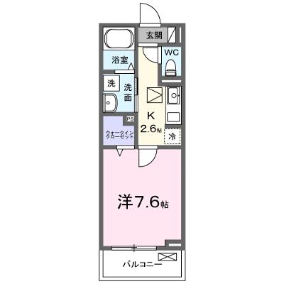 キャッスルコートⅢ 104【管理NO：1-027386303-01040】 ★家具家電は申し込み後に搬入します★の外観画像