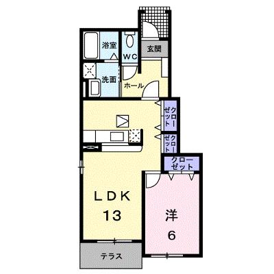 コントラーダＡ 103【管理NO：1-012968801-01030】 ★家具家電は申し込み後に搬入します★の外観画像