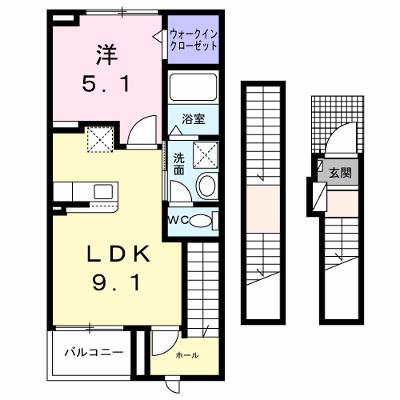 ポルト　チッタ 302【管理NO：1-028769001-03020】 ★家具家電は申し込み後に搬入します★ ★2026年10月上旬入居可能★の外観画像
