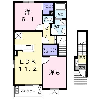 カレント　ヴィラ 201【管理NO：1-018190601-02010】 ★家具家電は申し込み後に搬入します★の外観画像