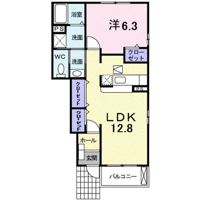 ソレイユ 102【管理NO：1-013877701-01020】 ★家具家電は申し込み後に搬入します★の外観画像