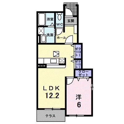 コントラーダＢ 101【管理NO：1-012968802-01010】 ★家具家電は申し込み後に搬入します★の外観画像