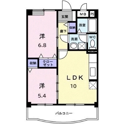 ヴェルドミールＳ 402【管理NO：1-012886101-04020】 ★家具家電は申し込み後に搬入します★の外観画像