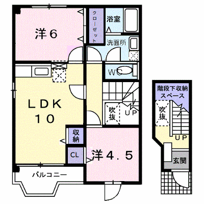 コージーハウス石井Ｂ 201【管理NO：1-010522402-02010】 ★家具家電は申し込み後に搬入します★の外観画像