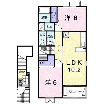 ソレアード・Ｎ　Ａ 203【管理NO：1-014160001-02030】 ★家具家電は申し込み後に搬入しますの外観画像