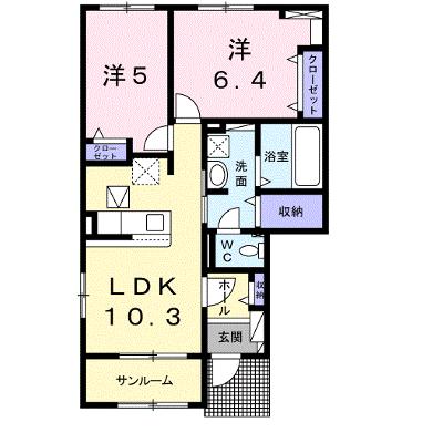 オビーガーデン三次　Ｂ棟 101【管理NO：1-026525002-01010】 ★家具家電は申し込み後に搬入しますの外観画像